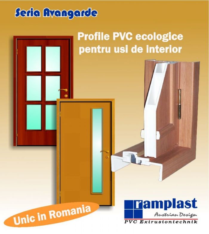 Ramplast PVC profiles Avantgarde series for interior doors